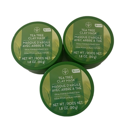 Tee Tree Clay Mask 3 Pck Enriched Skincare Routine Deeply Clearing Skin - Picture 2 of 5